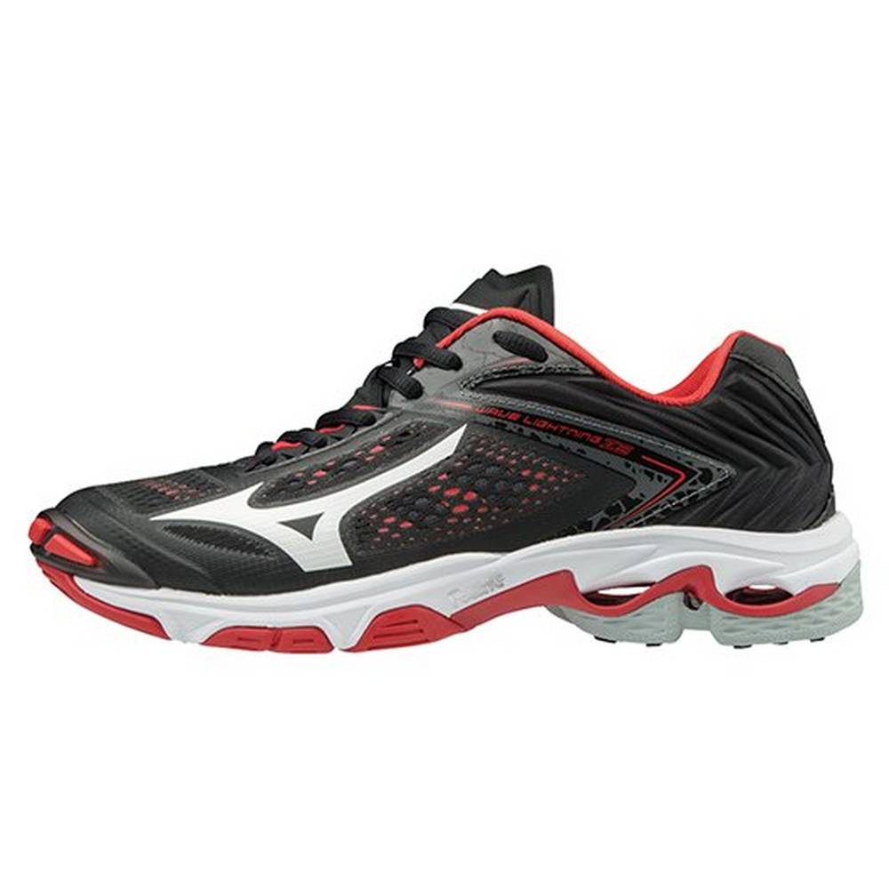 Mizuno Wave Lightning Z5 - Bayan Voleybol Ayakkabısı - Siyah/Kırmızı Türkiye (EOGNHL-019)